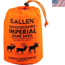 Backcountry Quarter Bag - Reusable, Heavy-Duty, Drawstring Hunting Meat Bags ...