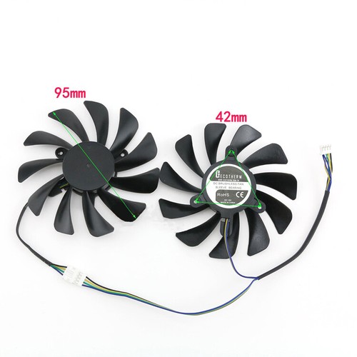 For DATALAND RX 590 RX 580 Red Devil PLD10015B12H Graphics Card Fan Cooling Fan - Afbeelding 2 van 4