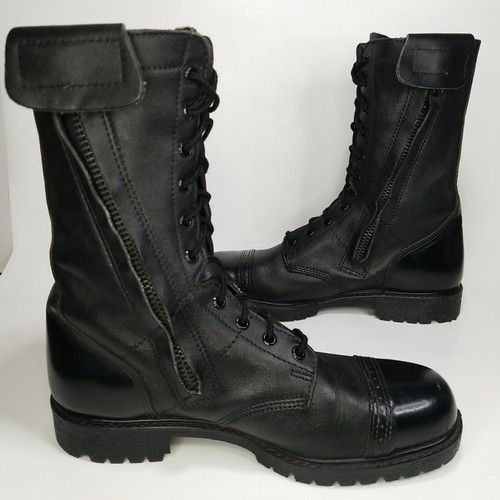 Bates Floataway Paratrooper Tactical Work Jump Boots size 9.5 W Black Leather - Picture 4 of 14