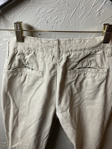 Gap Kids Boys Khaki Flat Front Straight Leg Pants Size 12 Reg. Adjustable Waist - Picture 5 of 6