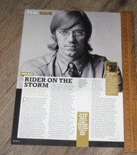 Ray Manzarek original ONE magazine clipping page PHOTO article