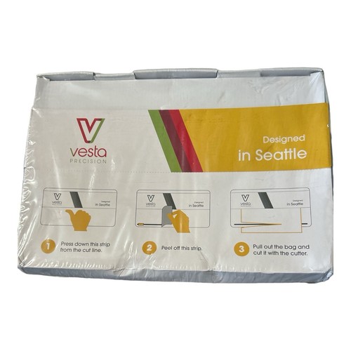 Rotoli sigillanti sottovuoto misti con scatola taglierina - sacchetti sigillanti premium per conservazione alimenti - nuovi - Foto 5 di 5