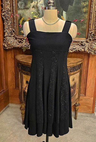 R & M RICHARDS SPARKLY COCKTAIL DRESS WITH BOLERO JACKET - WORN ONCE FOR AN HOUR - Picture 3 of 7