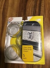 Safety 1st Child Proof Clear View Stove Knob Covers Set of 5 5 Count