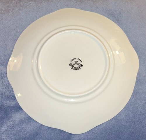 ROYAL TARA BONE CHINA TELLER BROSCHE DESIGN CA. 9 ZOLL ENGLAND - Bild 5 von 5