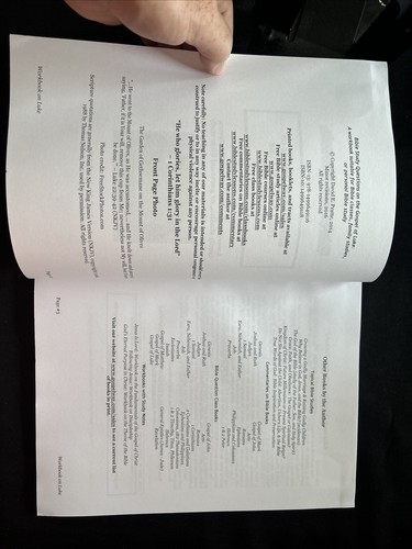 Bible Study Questions on the Gospel of Luke : A Workbook Suitable for Bible... - Picture 5 of 10
