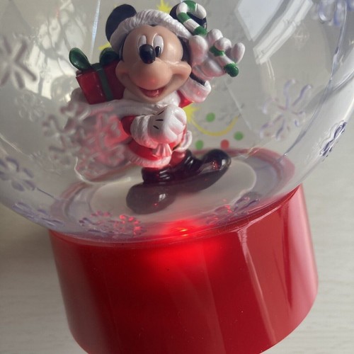 Tokyo Disney Resort Snow Globe Ornament Mickey Mouse Christmas 2020 TDR TDL JP - Picture 3 of 12