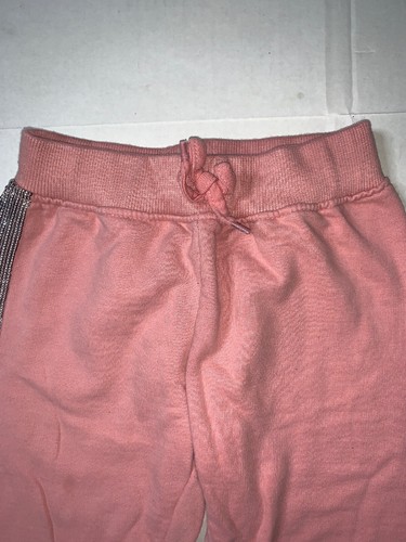 Preowned- DKNY Stretch Athlesiure Sequins Sweatpants Girls (Size 6) - Picture 2 of 8