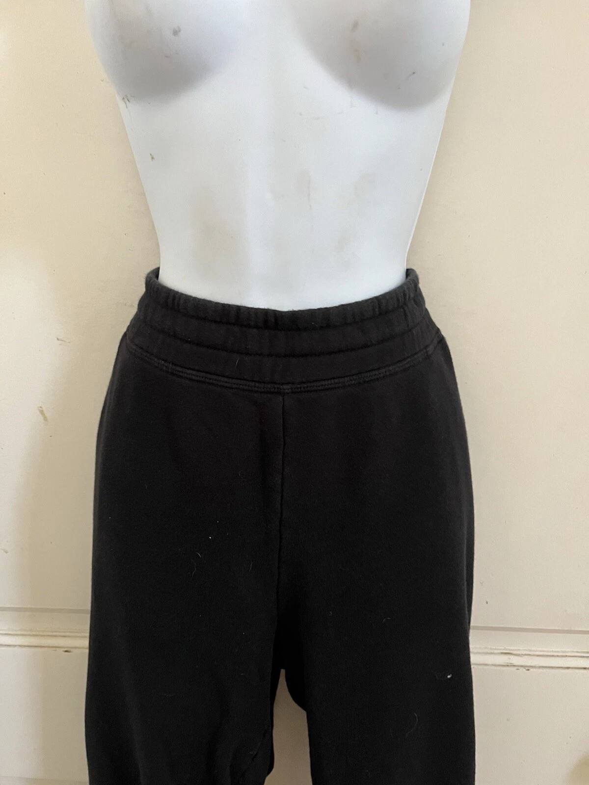 beyond-yoga pull on french terry cotton knit sweatpants