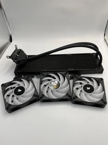 Corsair iCUE H150i Elite LCD XT Liquid CPU Cooler (Radiator Minor Damage)