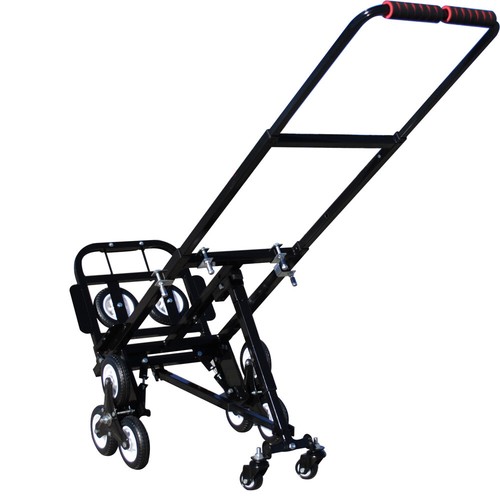 TECHTONGDA Foldable Stair Climbing Hand Truck Cardan Wheel with 2 Spare Tires - Picture 4 of 12