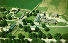 Postcard - Fairdale Farms, Bennington, Vermont Aerial View    1110