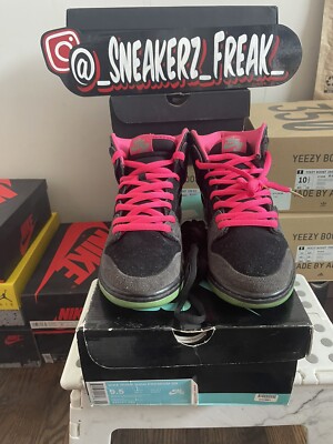 Size 9.5 - Nike SB Dunk High Premium Northern Lights 2014