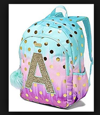 justice ombre foil dot backpack