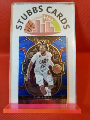 Darius Garland 2022-23 Panini Select Blue #6 Parallel Cleveland Cavaliers