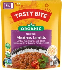 Tasty Bite Organic Original Indian Madras Lentils - GF, Vegetarian 10 oz