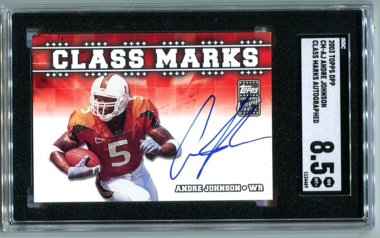 Andre Johnson Topps Draft Picks & Prospects Class Marks #CMAJ Class Marks