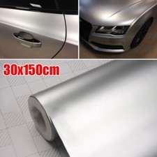 Auto Matt Silber Metallic Vinyl Folie Wrap Aufkleber Blasenfrei Ersatz