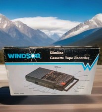 Windsor Super Slim Cassette Recorder Model 2410s With 2x Tapes for ...
