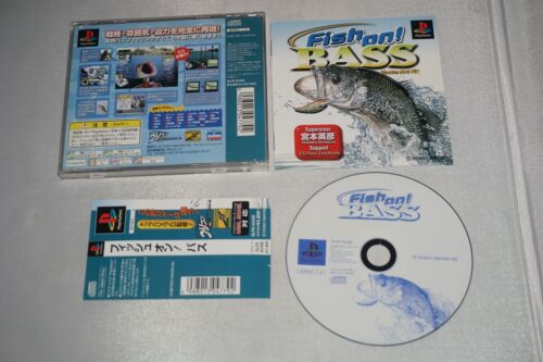 Fish On Bass (Sony Playstation 1 ps1) Complete w/ Spine JAPAN