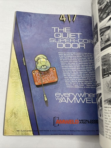 The Architectural Forum Magazine June 1970-beautiful Adverts- Art MCM Design F9 - Picture 11 of 24