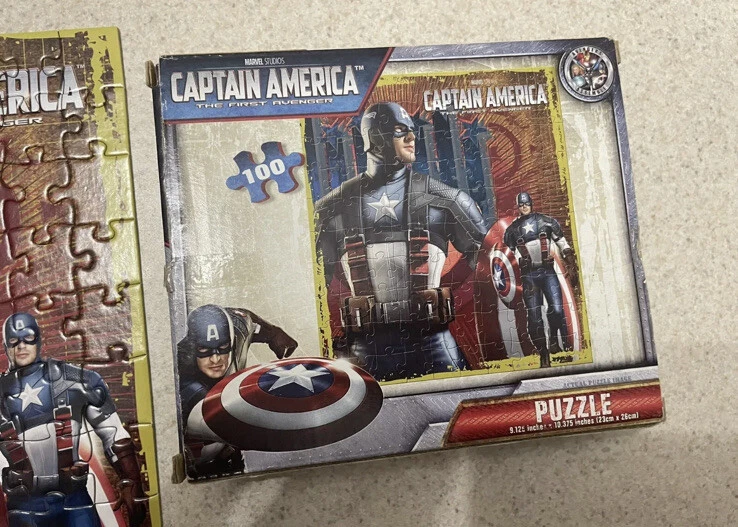 Puzzle Marvel Capitán América el Primer Vengador 100 piezas Foto 3 de 4