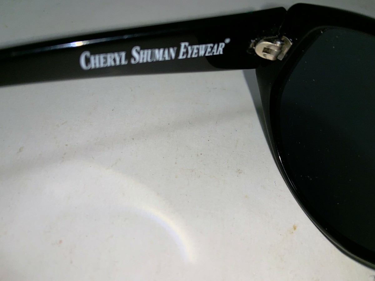 CHERYL SHUMAN Cat Eye Vintage Jacqueline Black Sunglasses Eyewear Miss Sommer 5th Grade - Class of 1975 main image 3
