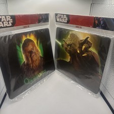 Lot Of Two 2008 Star Wars NIP Mousepads Yoda And Chewbacca