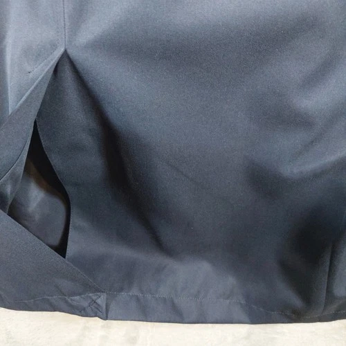 Stafford Rain Coat Men XXL Navy Blue Regular Fit Solid Button Front Lined New image 6