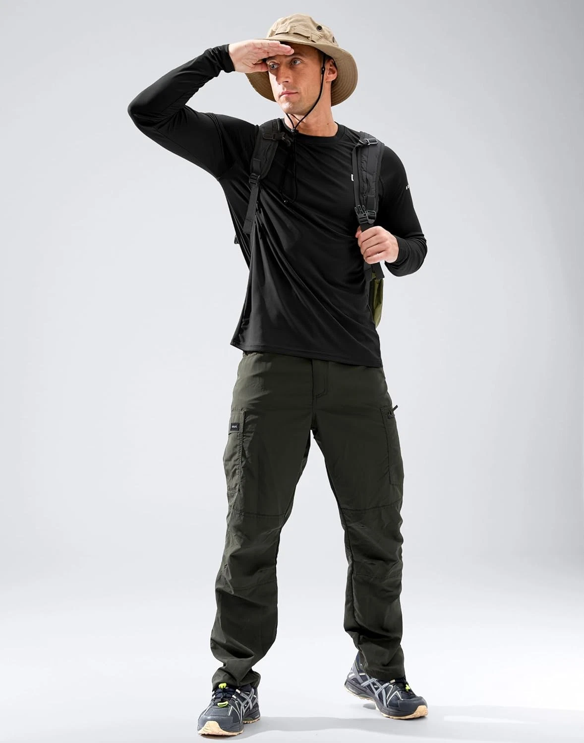 Men's Sun Protection Long Sleeve Shirts UPF 50+