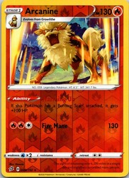 Arcanine 028/192 Rebel Clash Reverse Holo
