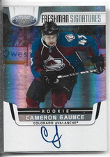 2011-12 Panini Certified Cameron Gaunce Auto RC