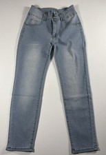 Light Wash High-Waisted Stretchy Jeans