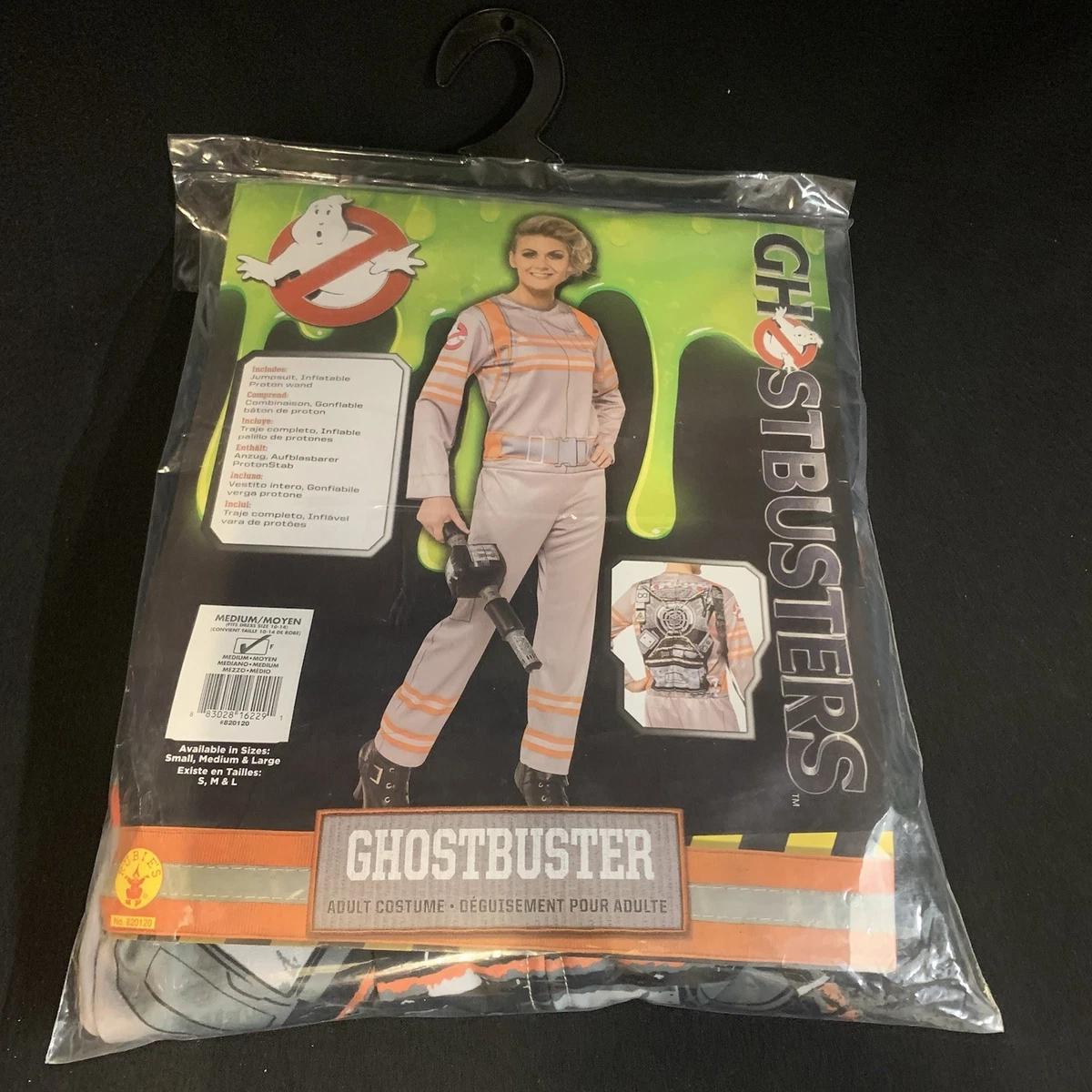 Disguise Adults Ghostbusters Afterlife Movie Costume Jumpsuit Inflatable Proton Pack Multicolored Costume Accessory, Medium