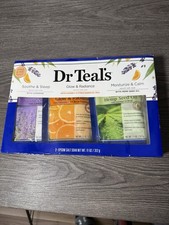 Dr Teal's Epsom Salt Soak 3 Piece Variety Pack Gift Set. NEW