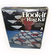 Vtg Vogart Crafts Hook-It Latch Hook-It Rug Wall Kit 20x27 Illusion,  4309 NEW 