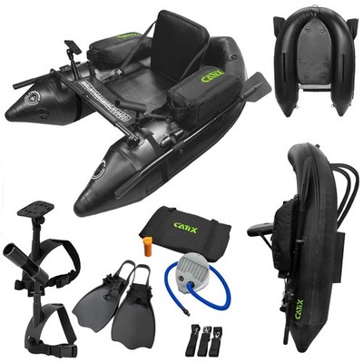 Catix Belly SET Drifter Belly Boat PVC mit Rutenhalter Echolothalterung Flossen