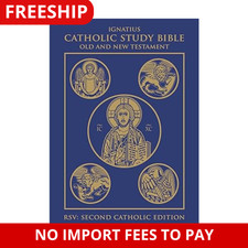 Ignatius Catholic Study Bible: Old and New Testaments Hardcover by Scott Hahn