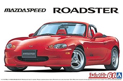 Aoshima 1/24 Mazda Mazdaspeed NB8C Roadster A-Spec 1999 FR Model Kit JAPAN NEU