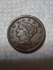Photo of a 1845-P Large Cent from an eBay listing that sold on Jul 22, 2026