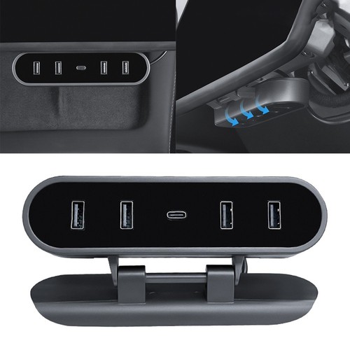 Foldable Charging Station for Tesla For Model 3 and For Model Y 2021 2023 - Zdjęcie 2 z 14