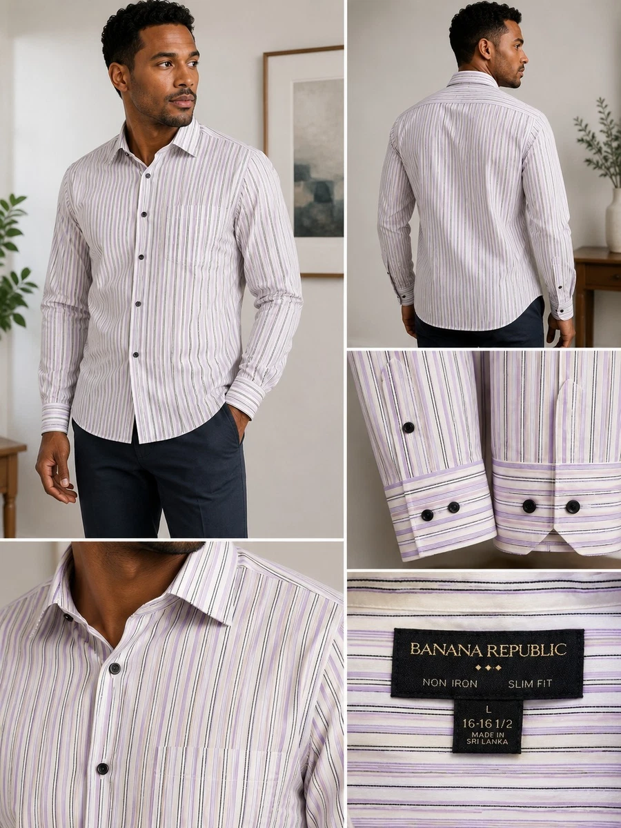 mens dress shirts size 14 1/2 14 1/2 X 33 Slim Fit Dress Shirts