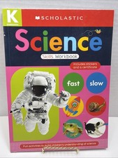 Scholastic Kindergarten SCIENCE Skills Workbook -Brand New