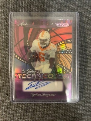 2025 Leaf Vivid In Glorious Technicolor Purple DYLAN SAMPSON #4/7  RC Auto