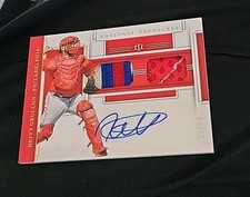 2020 National Treasures Game Gear Deivy Grullon dual relics autograph auto 1/25 