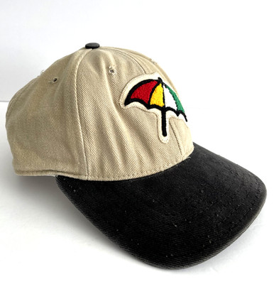 Vintage Arnold Palmer Bay Hill Leather Strap Hat w/four color umbrella made USA