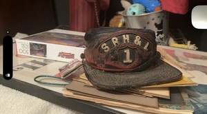 Vintage Fireman Hat 1800s