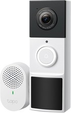 Tapo D210 160  Ultra-Wide 2K Wireless Smart Video Doorbell w/Chime 2-Way Audio