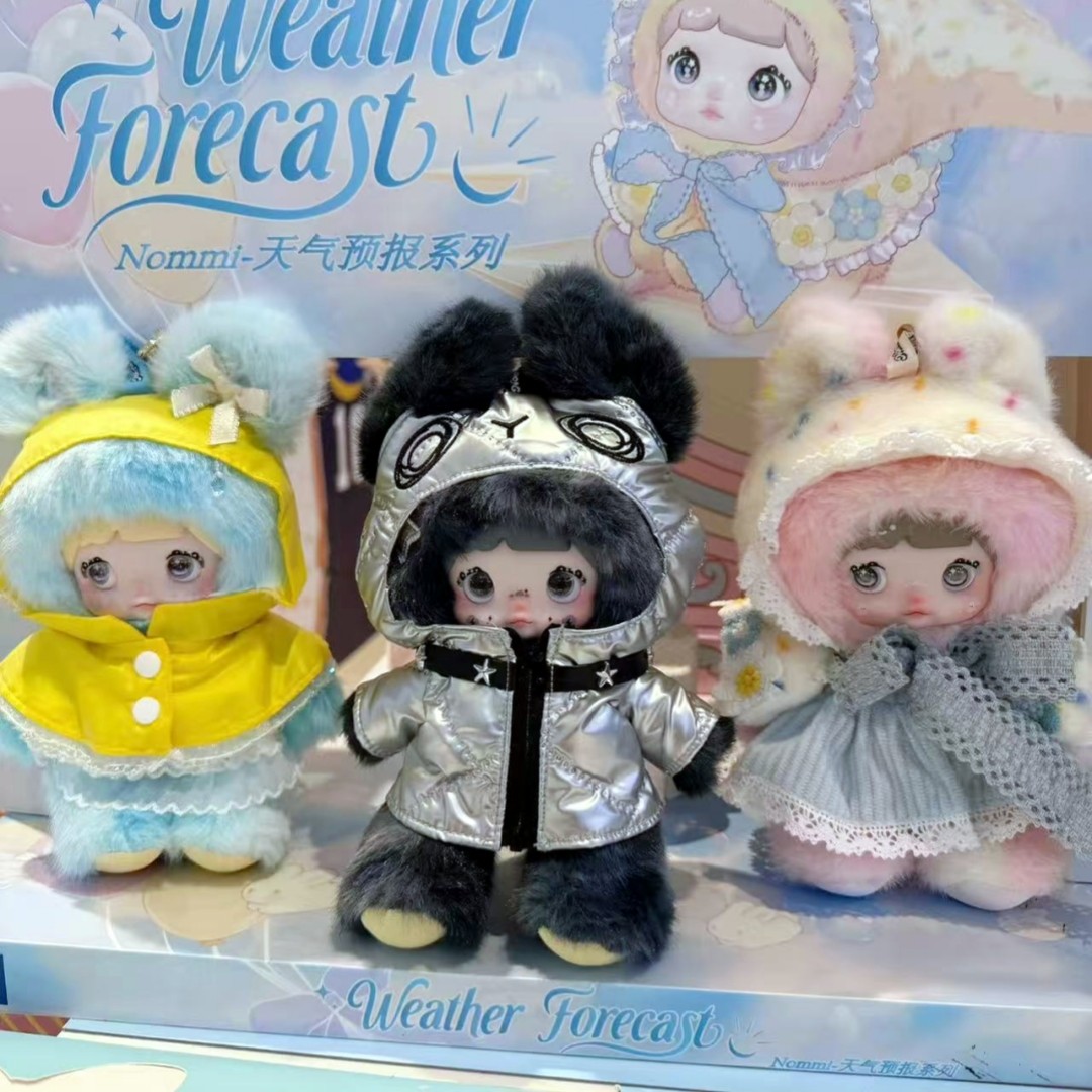 Nommi Weather Forecast Series Plush Pendant Toy Confirmed Blind