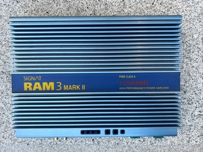SIGNAT RAM 3 MARK || 2-Channel Pure Class A High Performance Power Amplifier